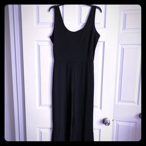 Black tank jumpsuit